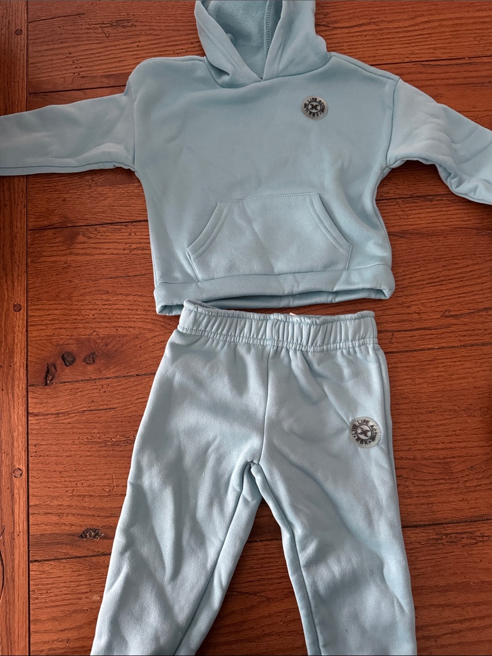 RBX Light Blue Kids Hoodie & Joggers Set